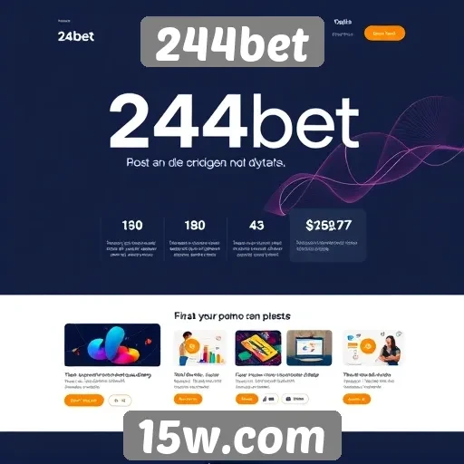 Evolução do design do site 244bet